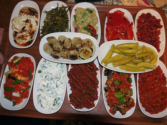 tahinli meze tarifi ve malzemeleri